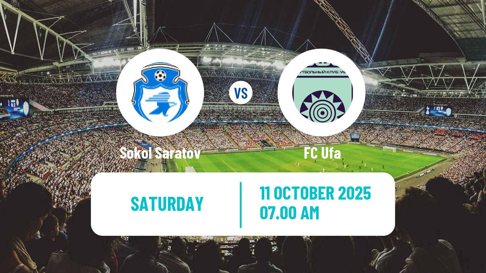 Football Russian FNL Sokol Saratov - Ufa