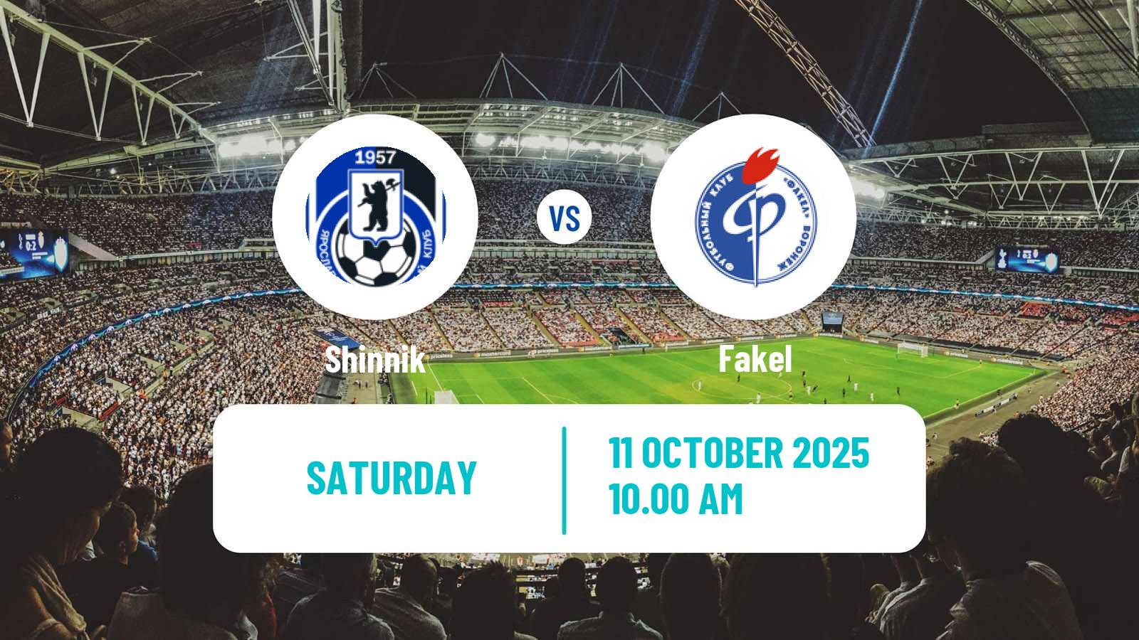 Football Russian FNL Shinnik - Fakel