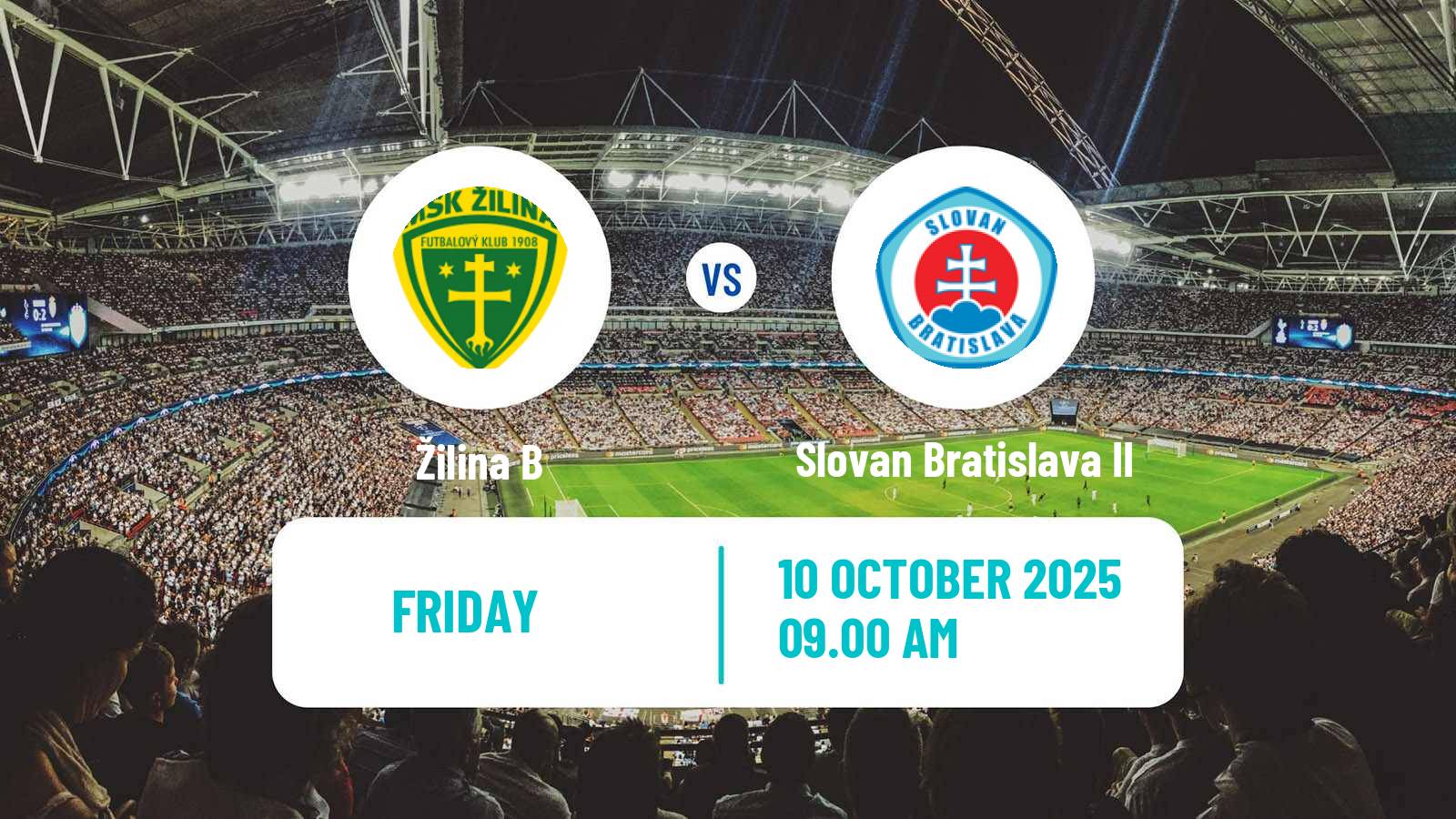 Football Slovak 2 Liga Žilina B - Slovan Bratislava II