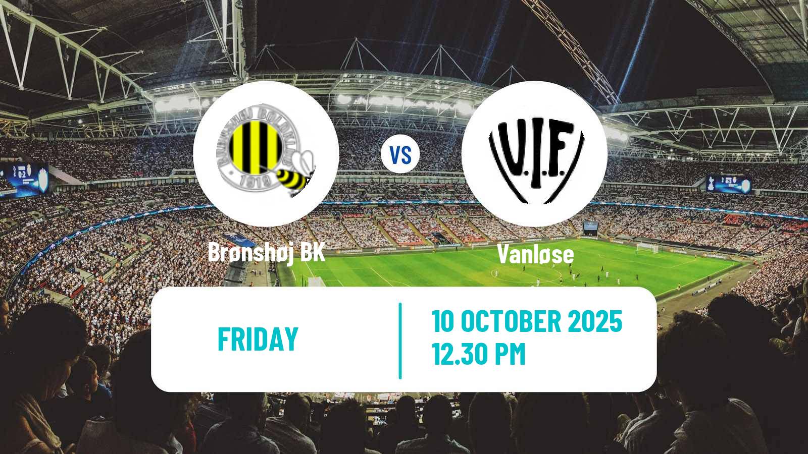 Football Danish 3 Division Brønshøj BK - Vanløse