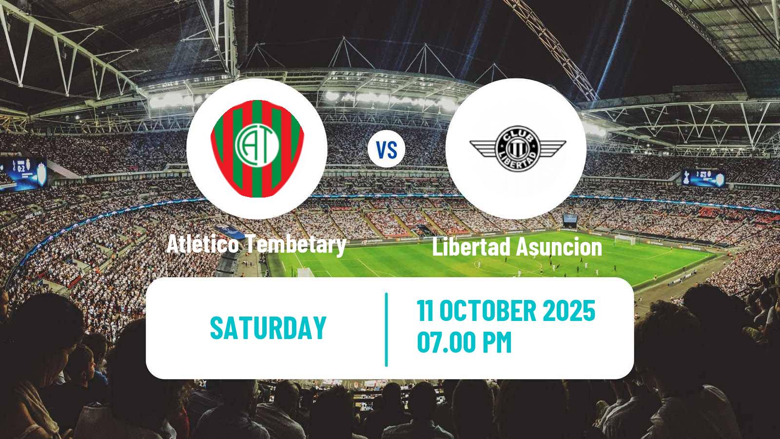 Football Paraguayan Primera Division Atlético Tembetary - Libertad Asuncion