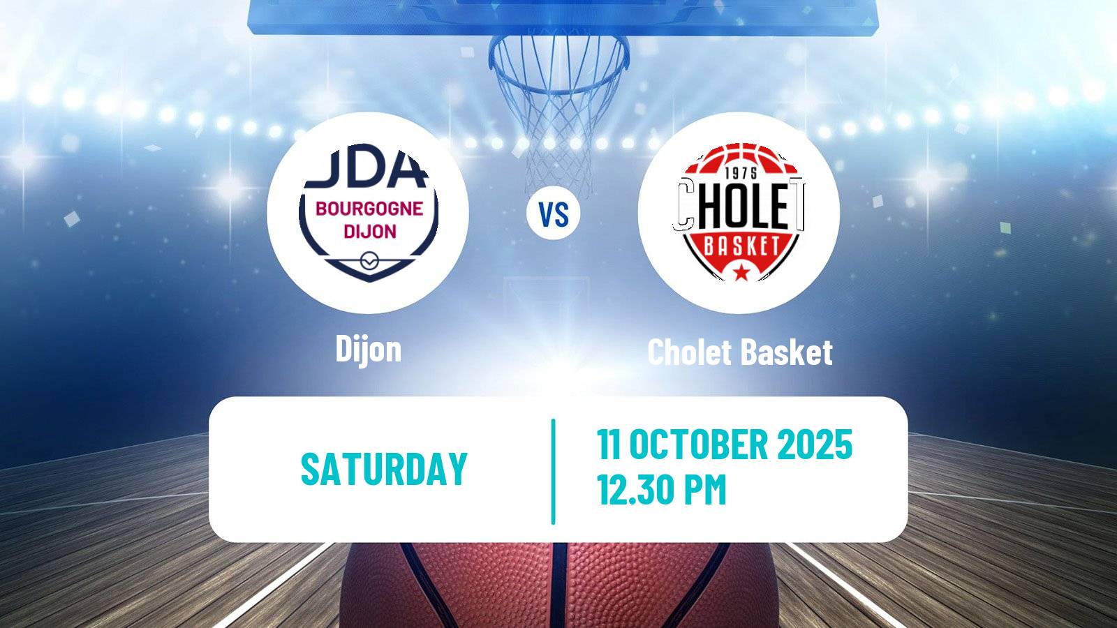 Basketball French LNB Dijon - Cholet Basket
