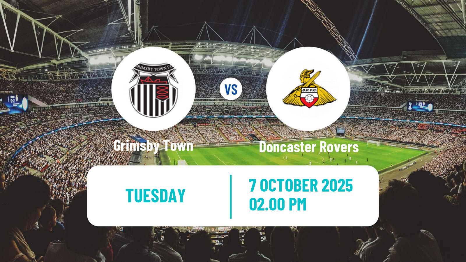 Football English EFL Trophy Grimsby Town - Doncaster Rovers