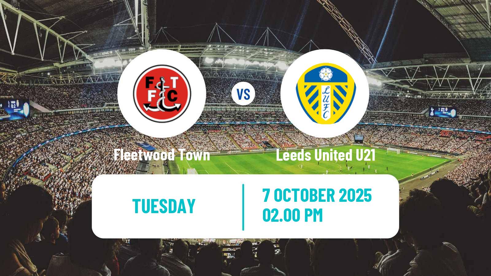 Football English EFL Trophy Fleetwood Town - Leeds United U21