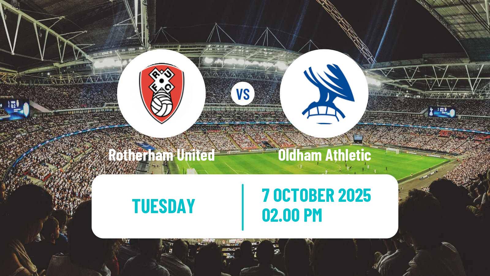 Football English EFL Trophy Rotherham United - Oldham Athletic