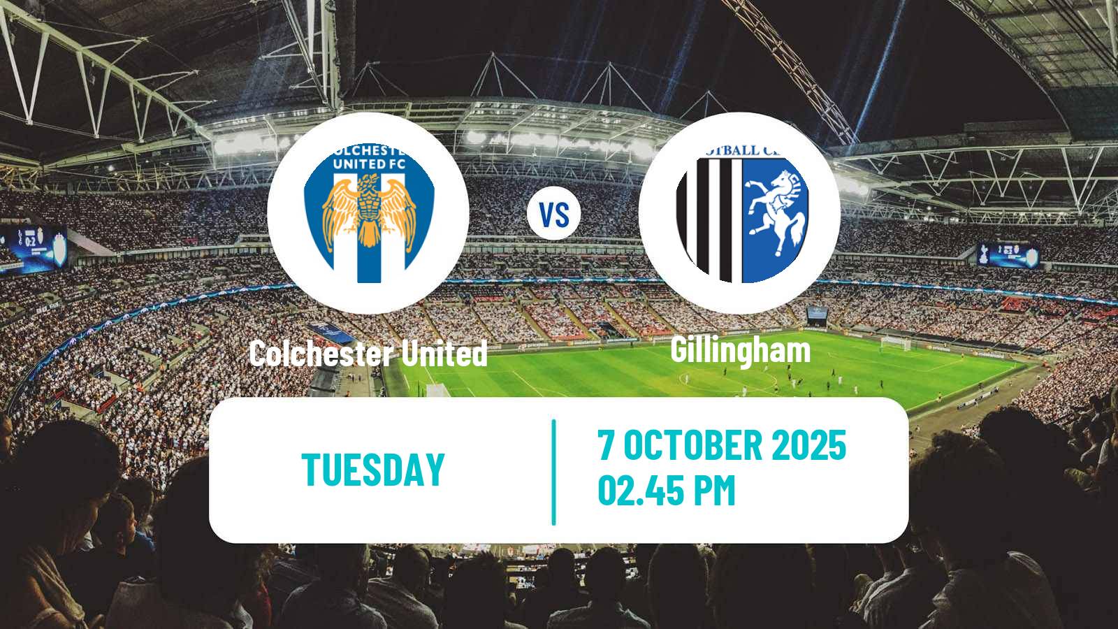 Football English EFL Trophy Colchester United - Gillingham