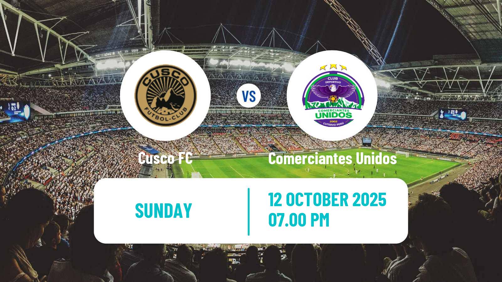 Football Peruvian Liga 1 Cusco - Comerciantes Unidos