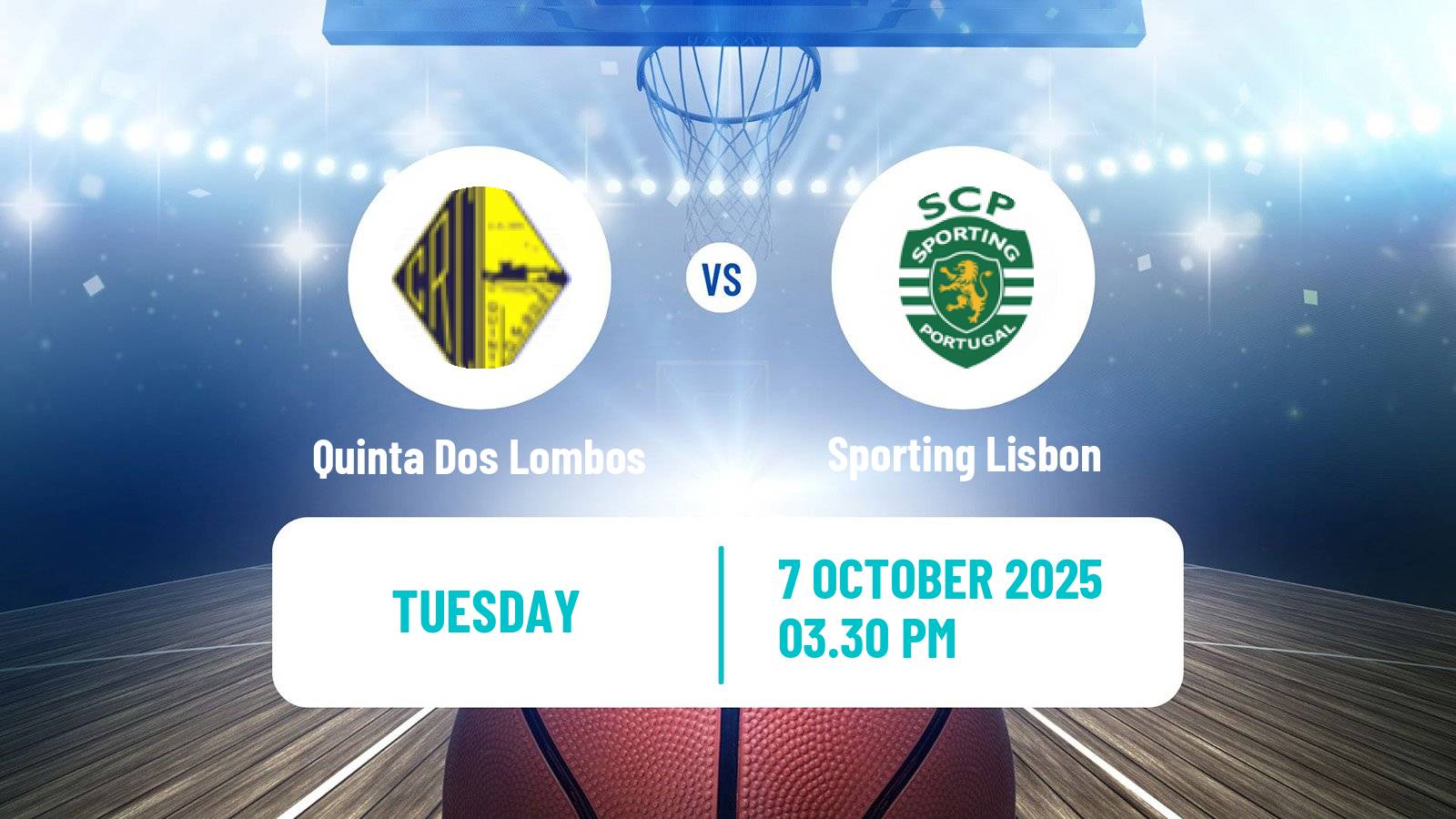 Basketball Portuguese LFB Quinta Dos Lombos - Sporting Lisbon