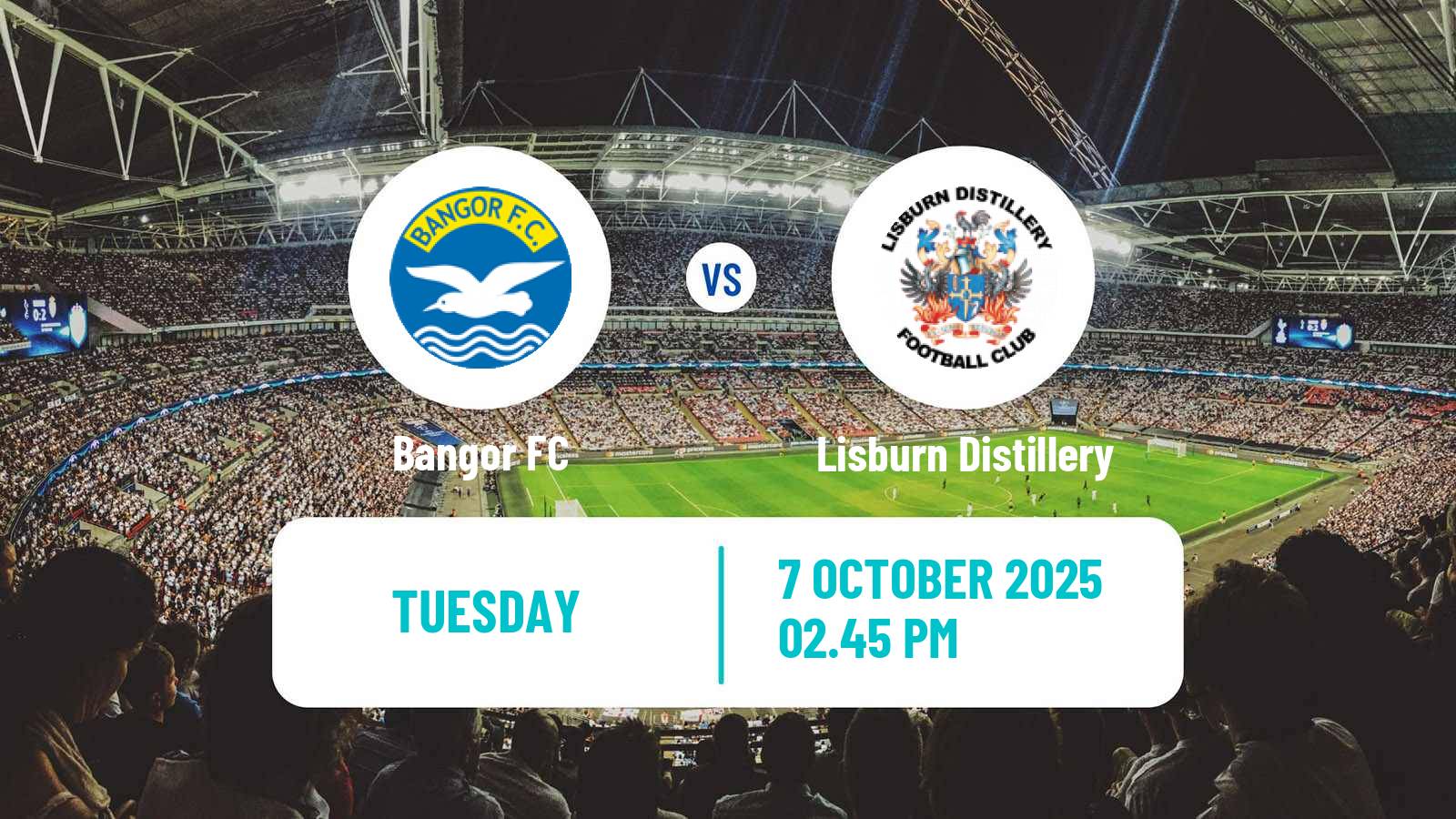 Football Northern Irish League Cup Bangor - Lisburn Distillery