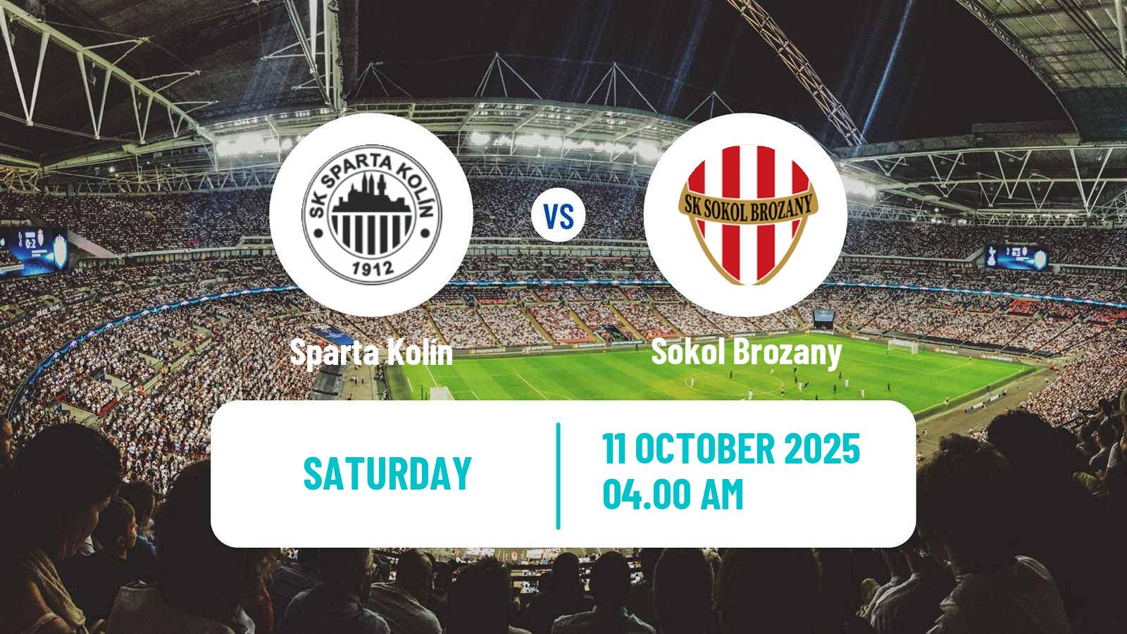 Football Czech CFL Group B Sparta Kolín - Sokol Brozany