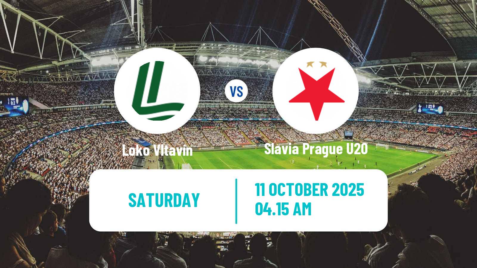 Football Czech CFL Group A Loko Vltavín - Slavia Prague U20