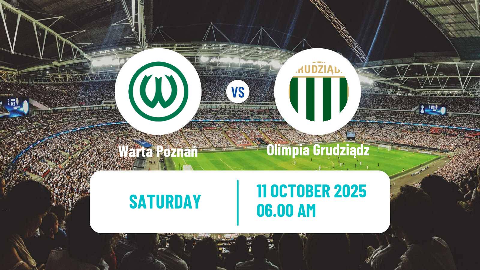 Football Polish Division 2 Warta Poznań - Olimpia Grudziądz