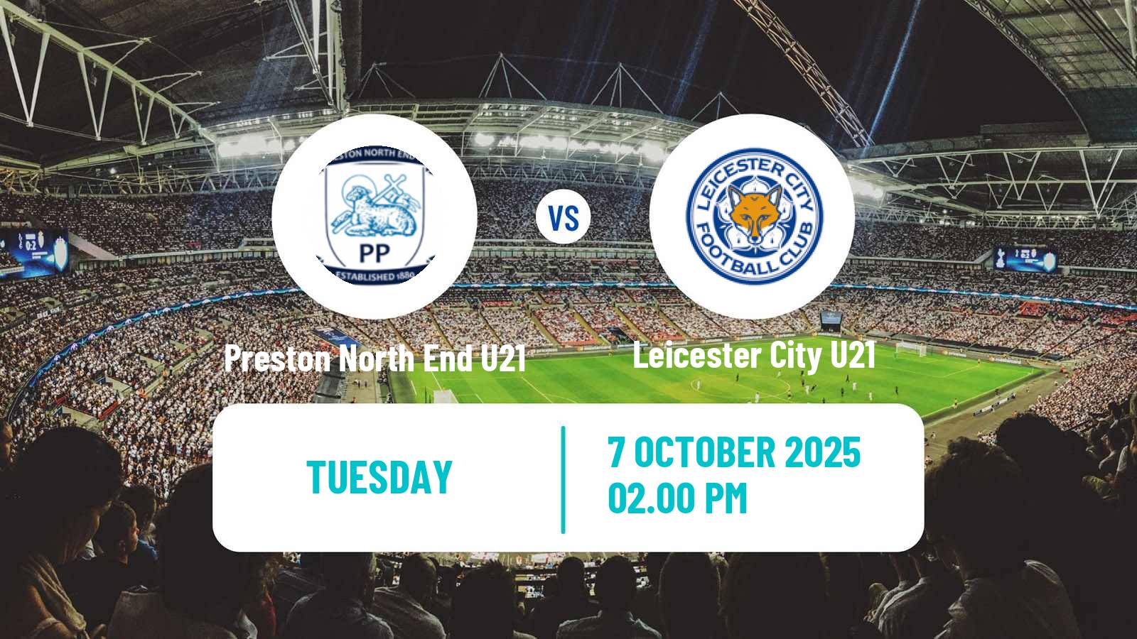 Football English Premier League Cup Preston North End U21 - Leicester City U21
