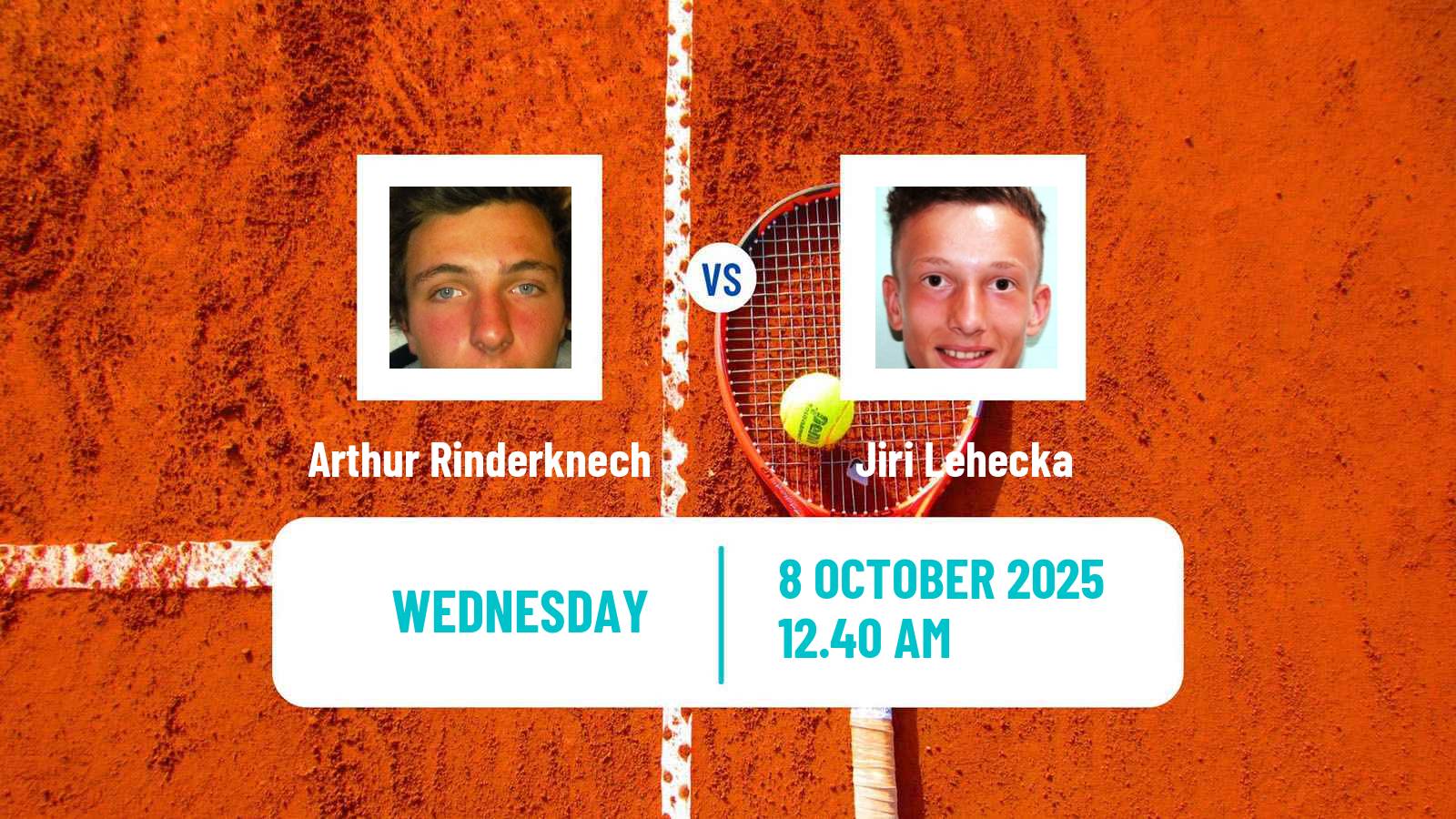 Tennis ATP Shanghai Arthur Rinderknech - Jiri Lehecka