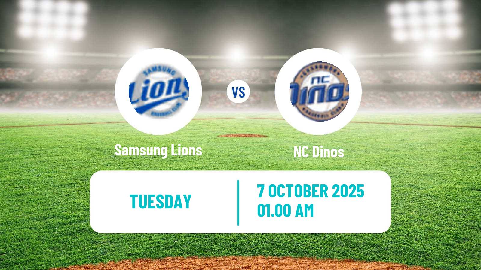 Baseball KBO Samsung Lions - NC Dinos
