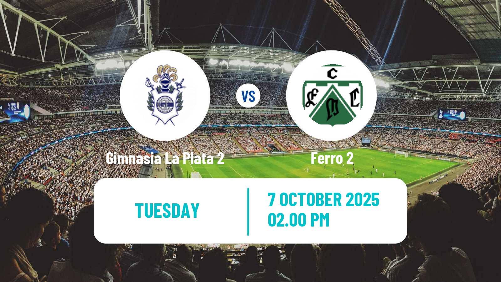 Football Argentinian Reserve League Gimnasia La Plata 2 - Ferro 2