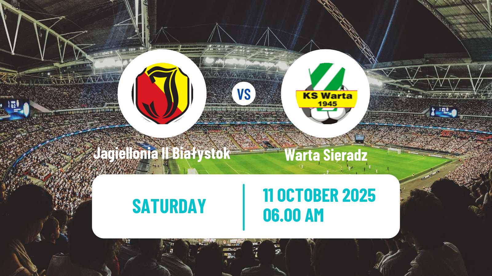 Football Polish Division 3 - Group I Jagiellonia II Białystok - Warta Sieradz