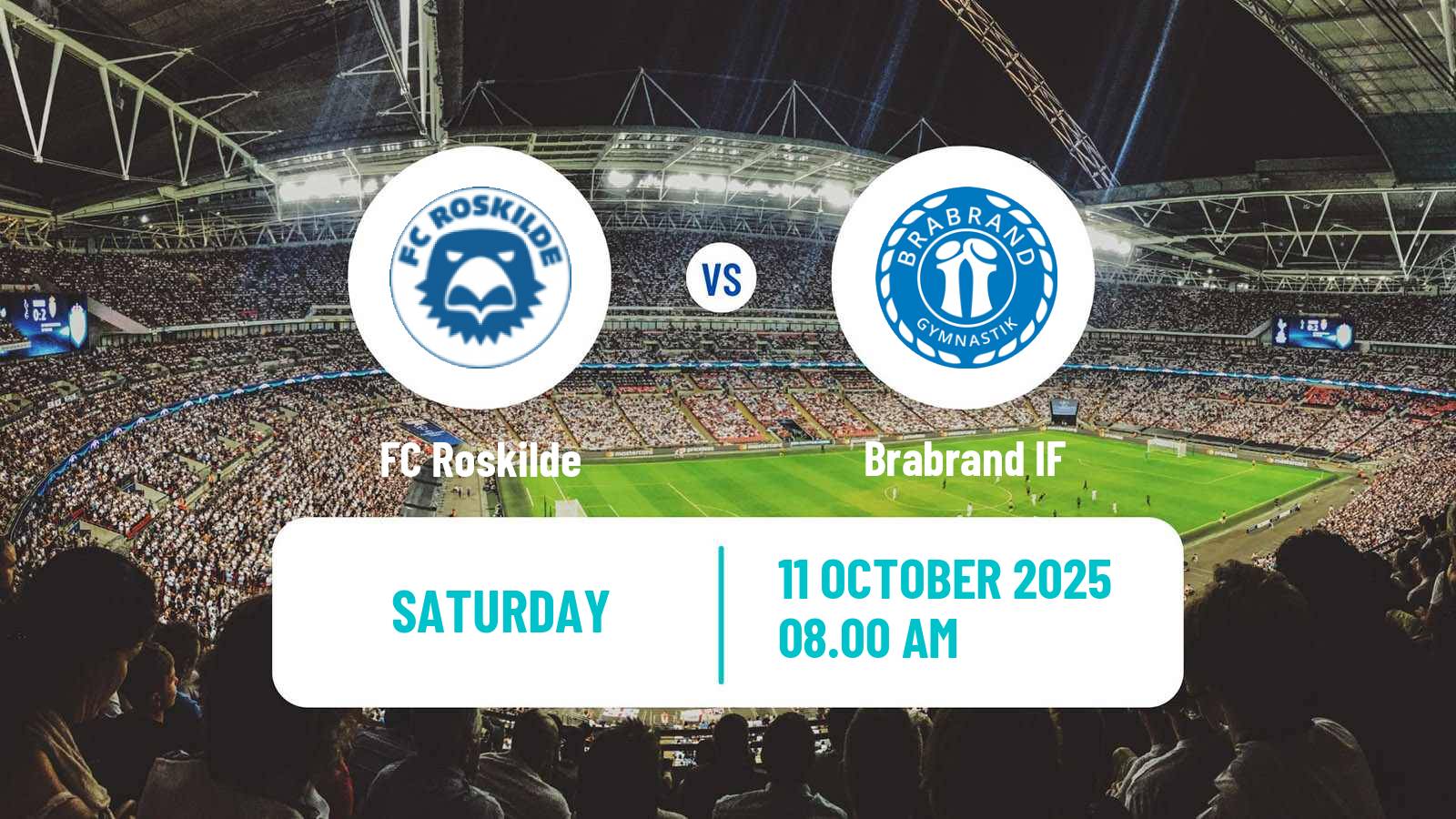 Football Danish 2 Division Roskilde - Brabrand