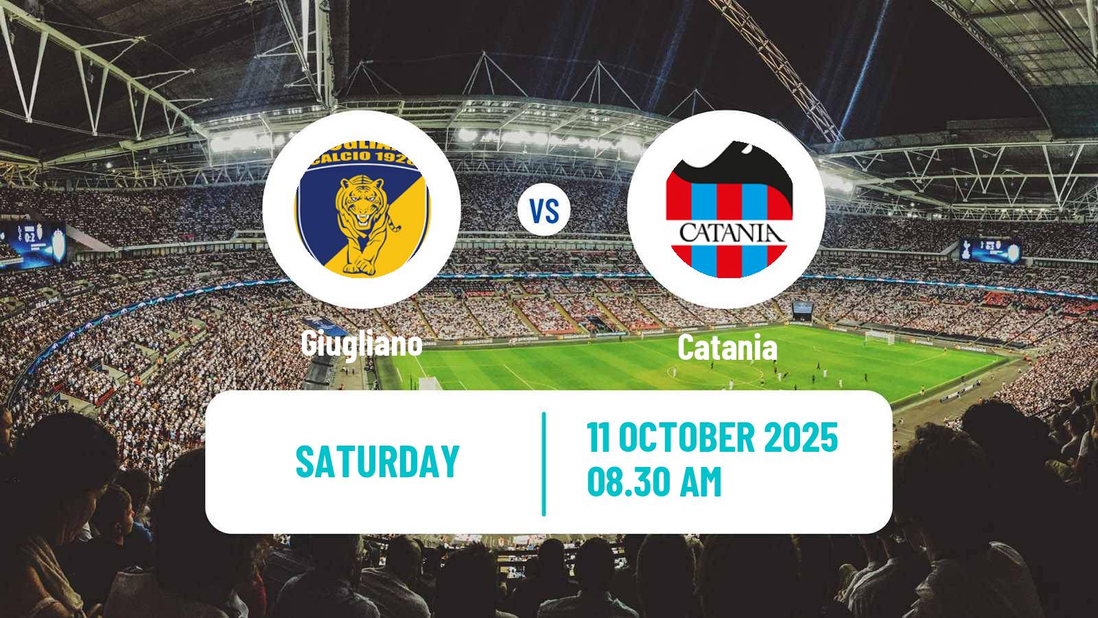 Football Italian Serie C Group C Giugliano - Catania