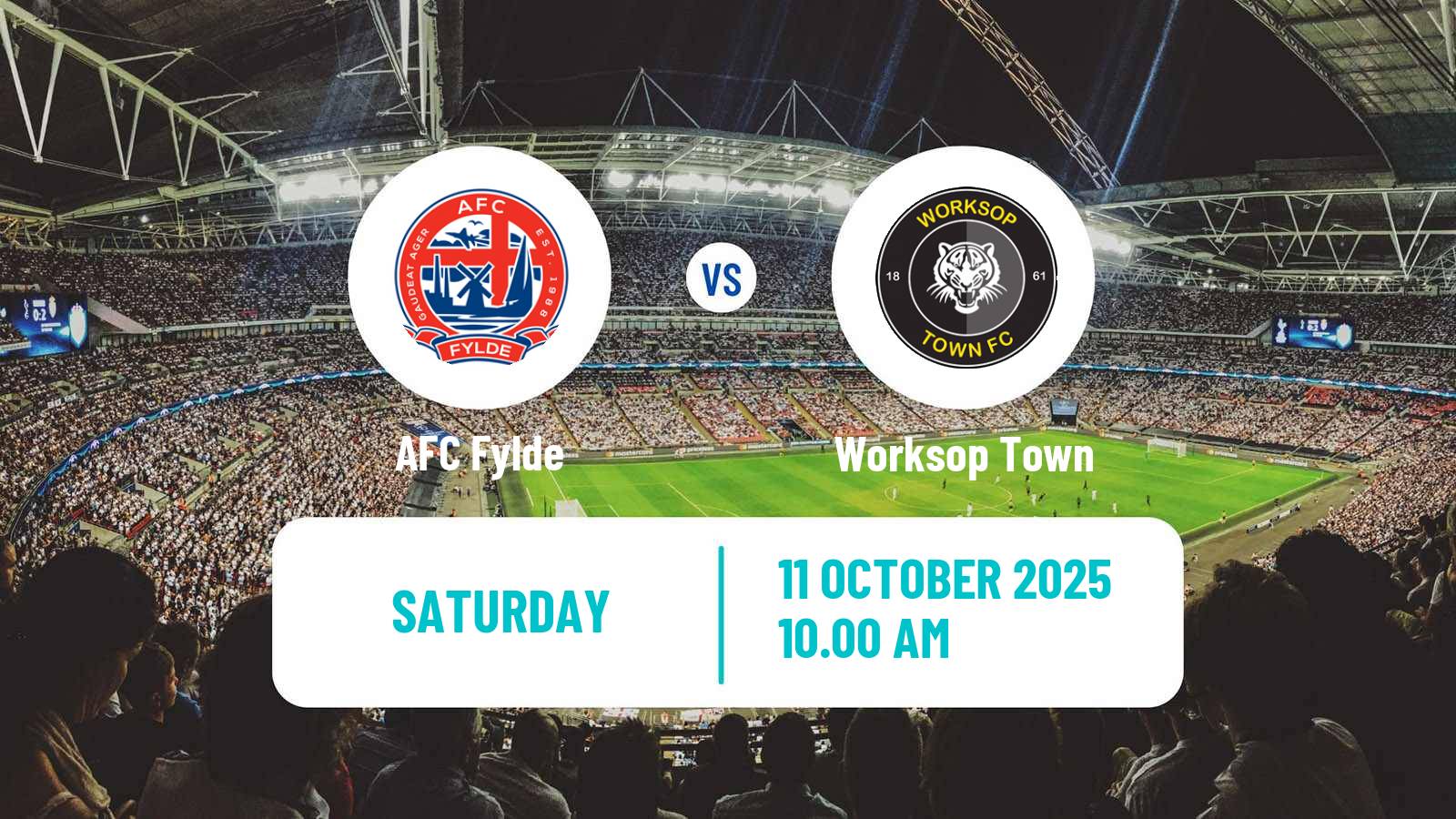 Football English National League North Fylde - Worksop Town