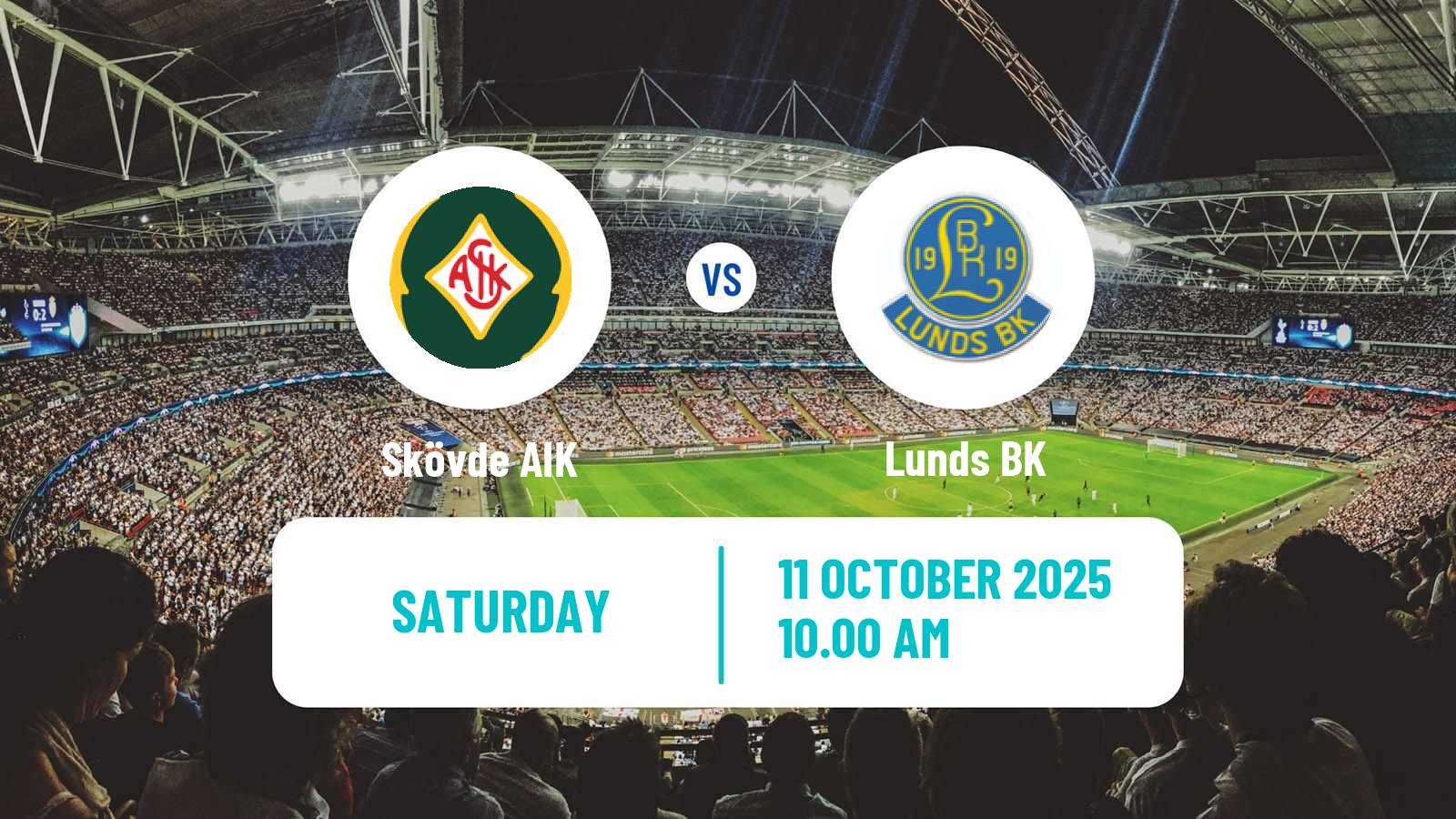 Football Swedish Division 1 Södra Skövde AIK - Lunds