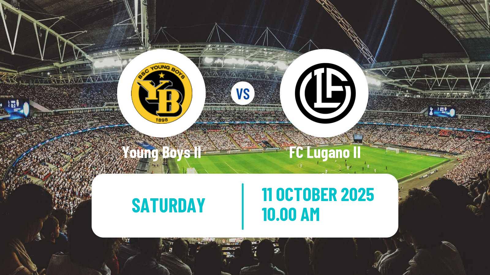 Football Swiss Promotion League Young Boys II - Lugano II