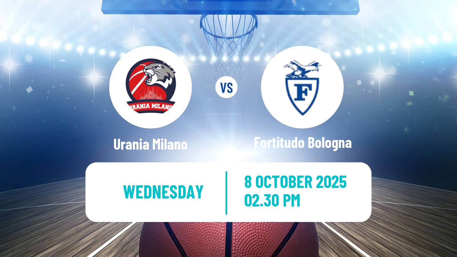 Basketball Italian Serie A2 Basketball Urania Milano - Fortitudo Bologna
