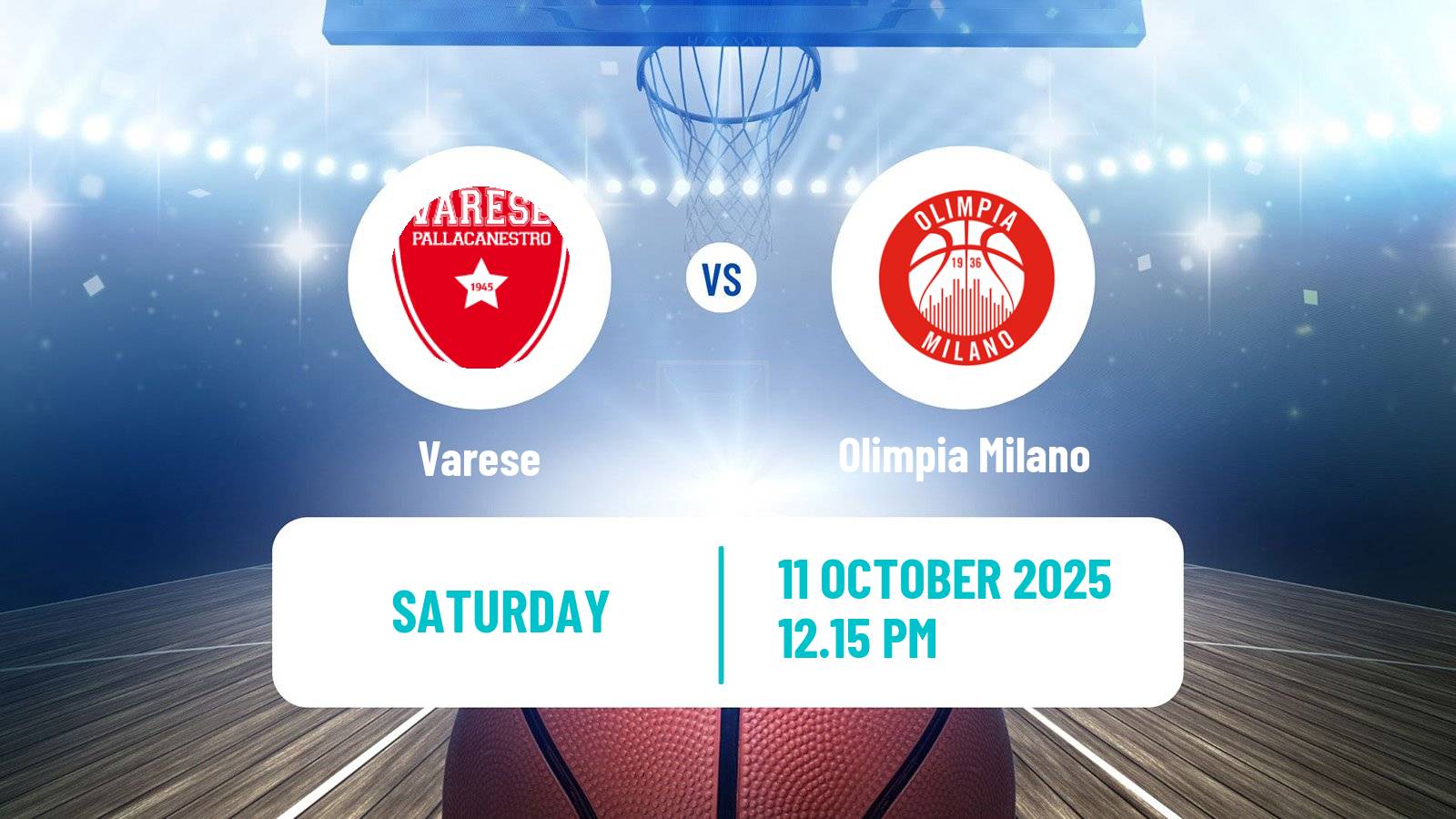 Basketball Italian Lega A Basketball Varese - Olimpia Milano