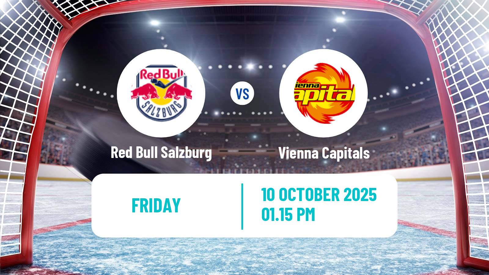 Hockey Austrian Ice Hockey League Red Bull Salzburg - Vienna Capitals