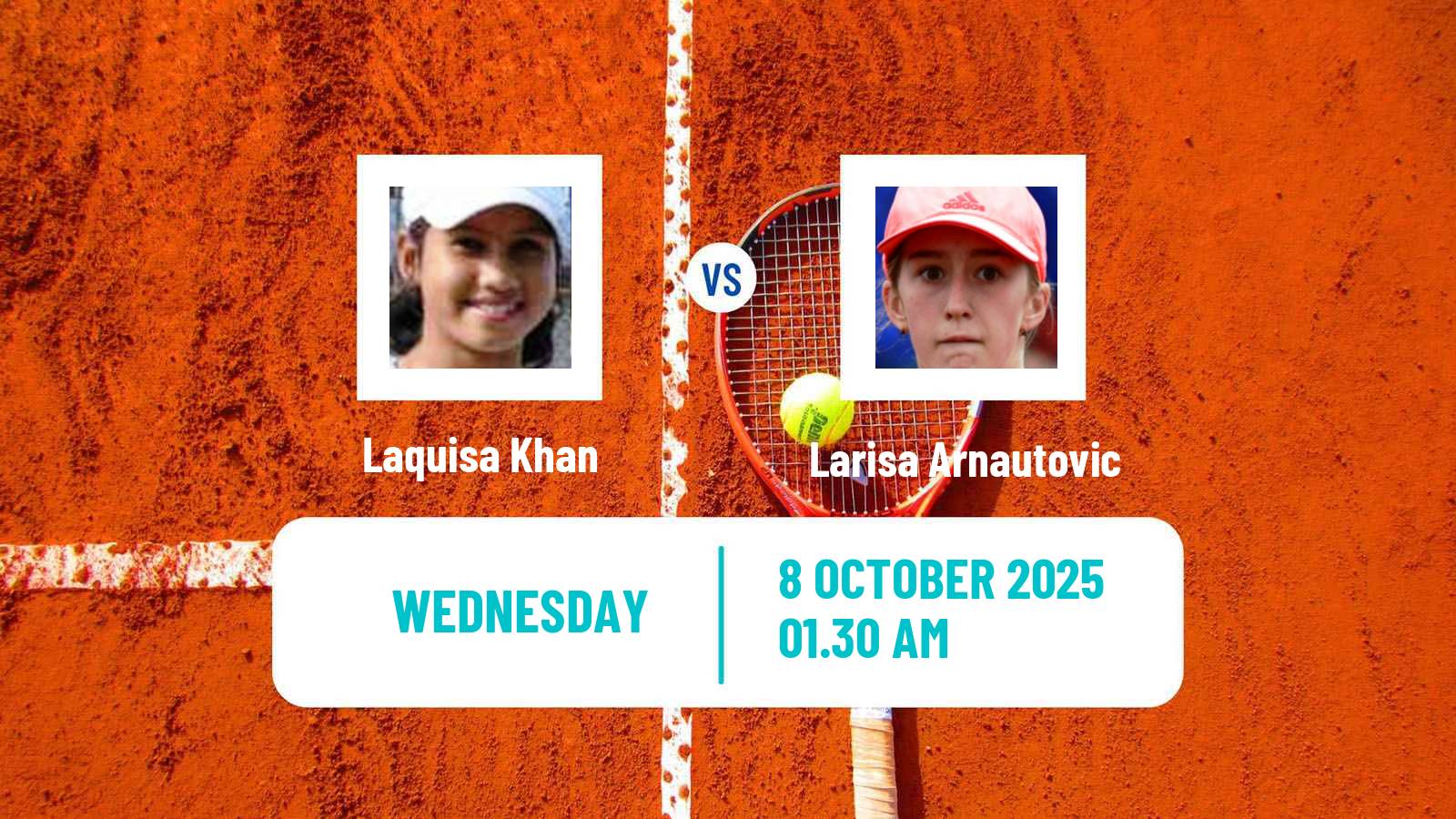 Tennis ITF W35 Darwin 2 Women Laquisa Khan - Larisa Arnautovic