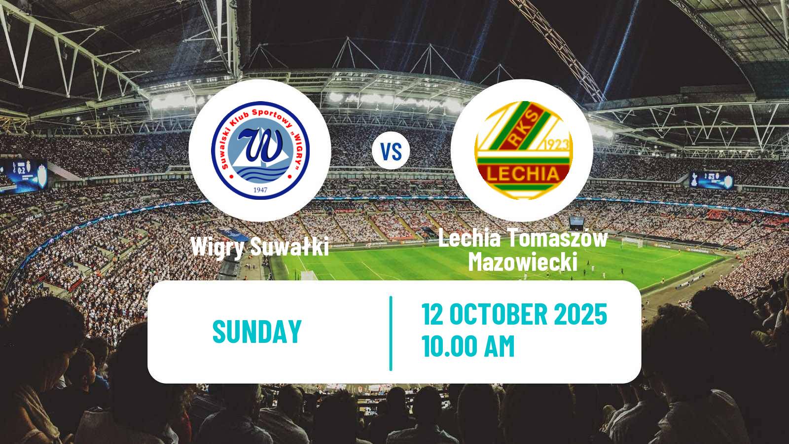 Football Polish Division 3 - Group I Wigry Suwałki - Lechia Tomaszów Mazowiecki