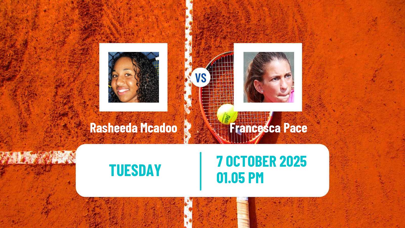 Tennis ITF W35 Redding Ca Women Rasheeda Mcadoo - Francesca Pace