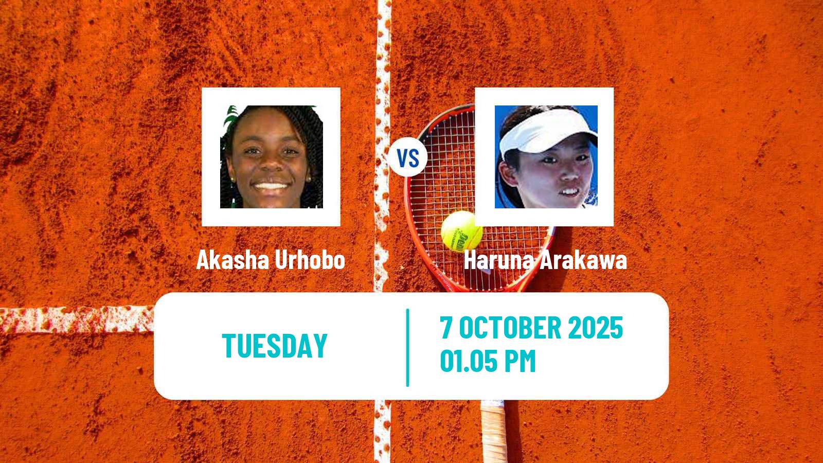 Tennis ITF W35 Redding Ca Women Akasha Urhobo - Haruna Arakawa