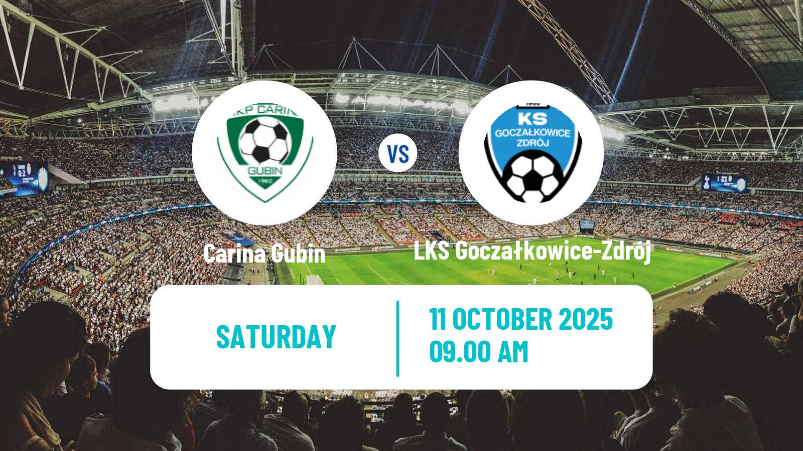 Football Polish Division 3 - Group III Carina Gubin - LKS Goczałkowice-Zdrój