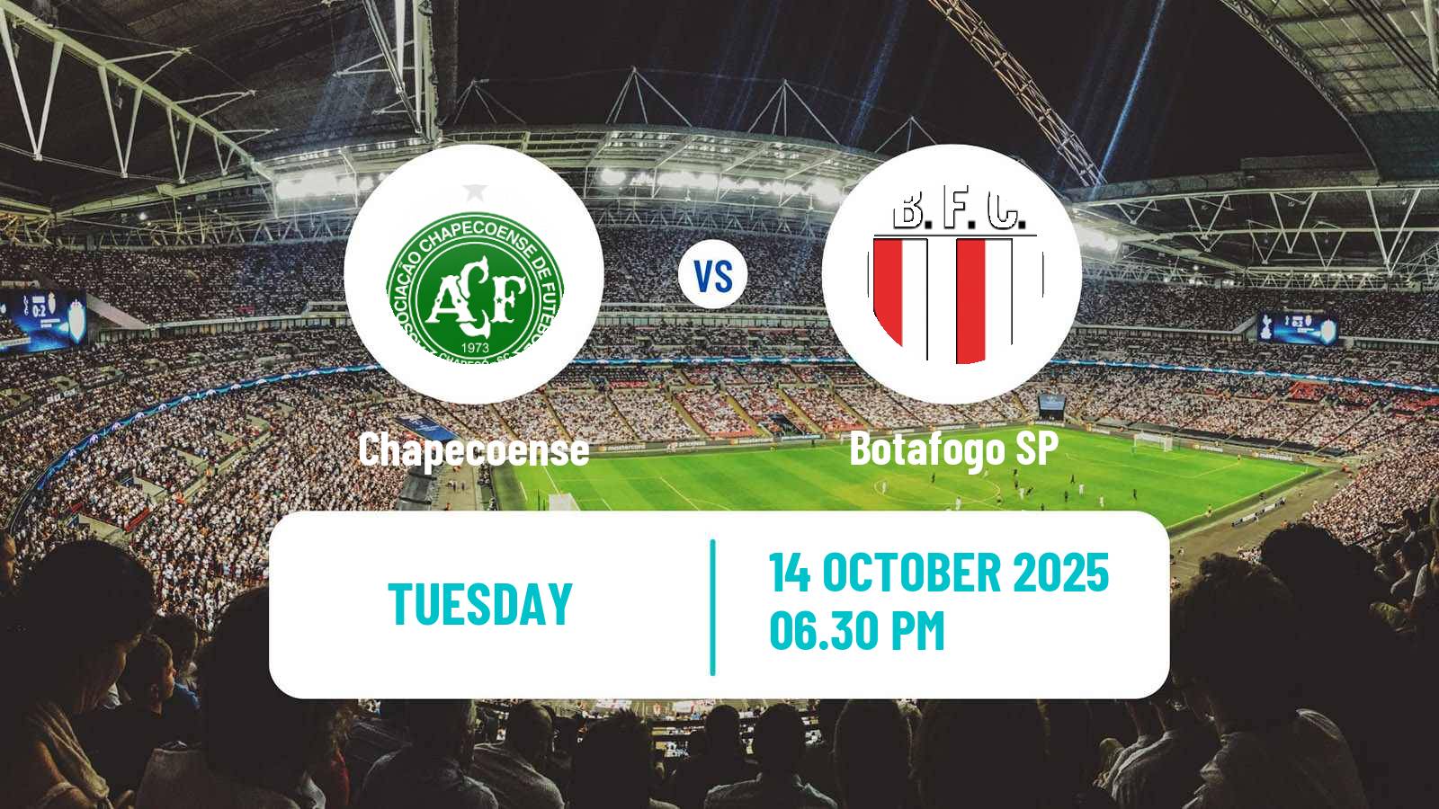 Football Brazilian Serie B Chapecoense - Botafogo SP