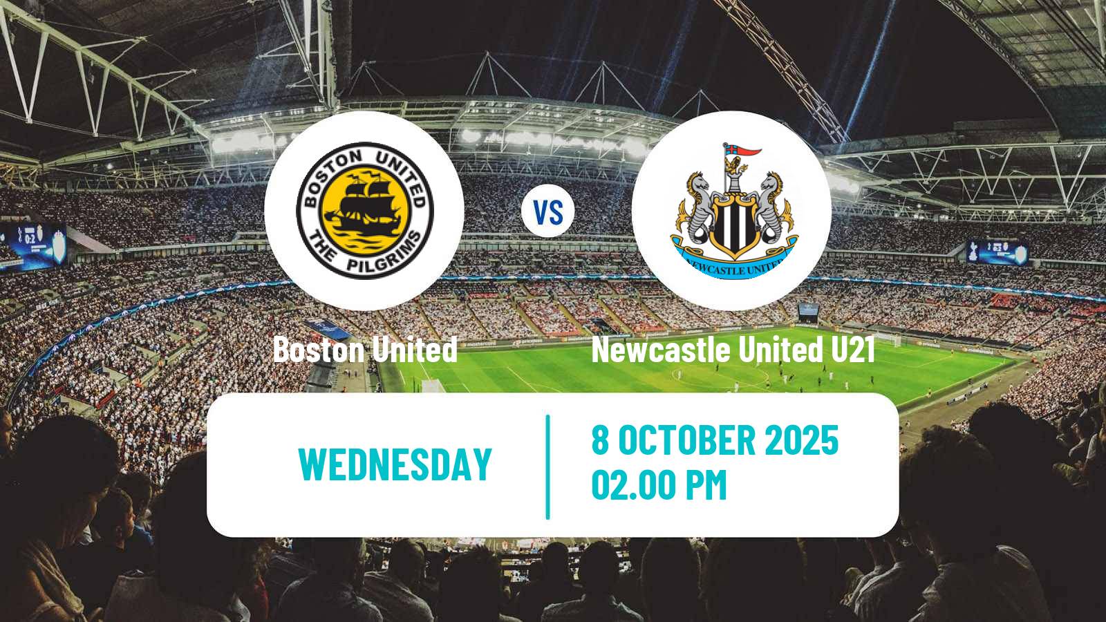 Football English National League Cup Boston United - Newcastle United U21