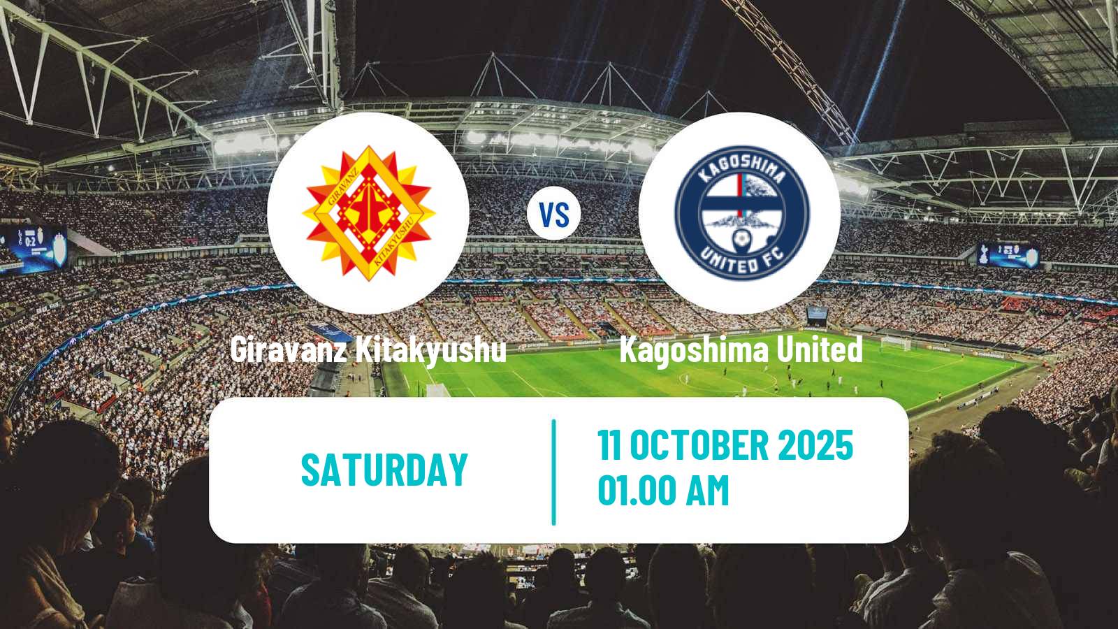 Football Japan J3 League Giravanz Kitakyushu - Kagoshima United