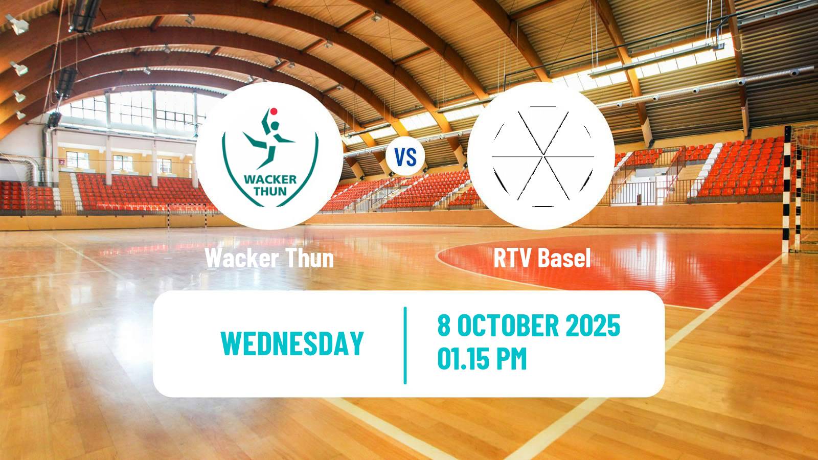 Handball Swiss NLA Handball Wacker Thun - RTV Basel
