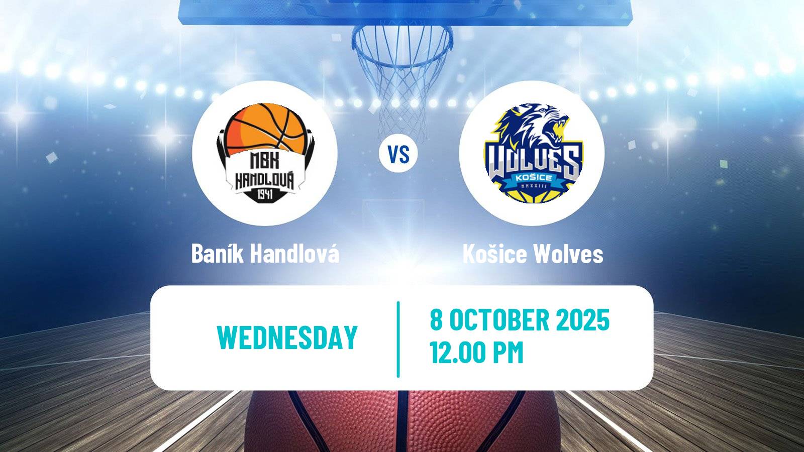 Basketball Slovak Extraliga Basketball Baník Handlová - Košice Wolves