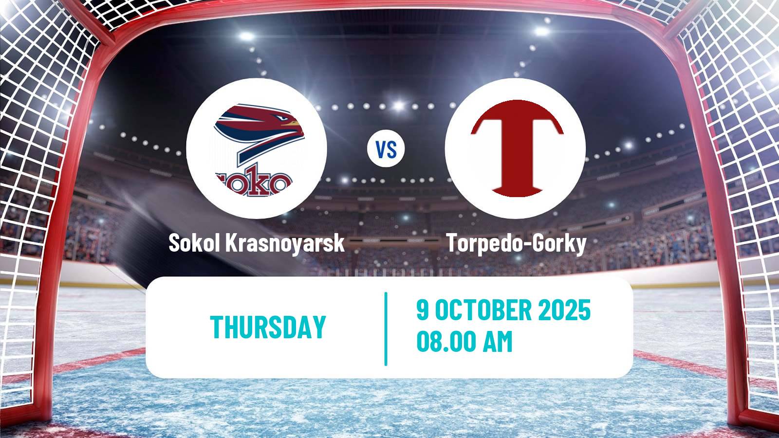Hockey VHL Sokol Krasnoyarsk - Torpedo-Gorky