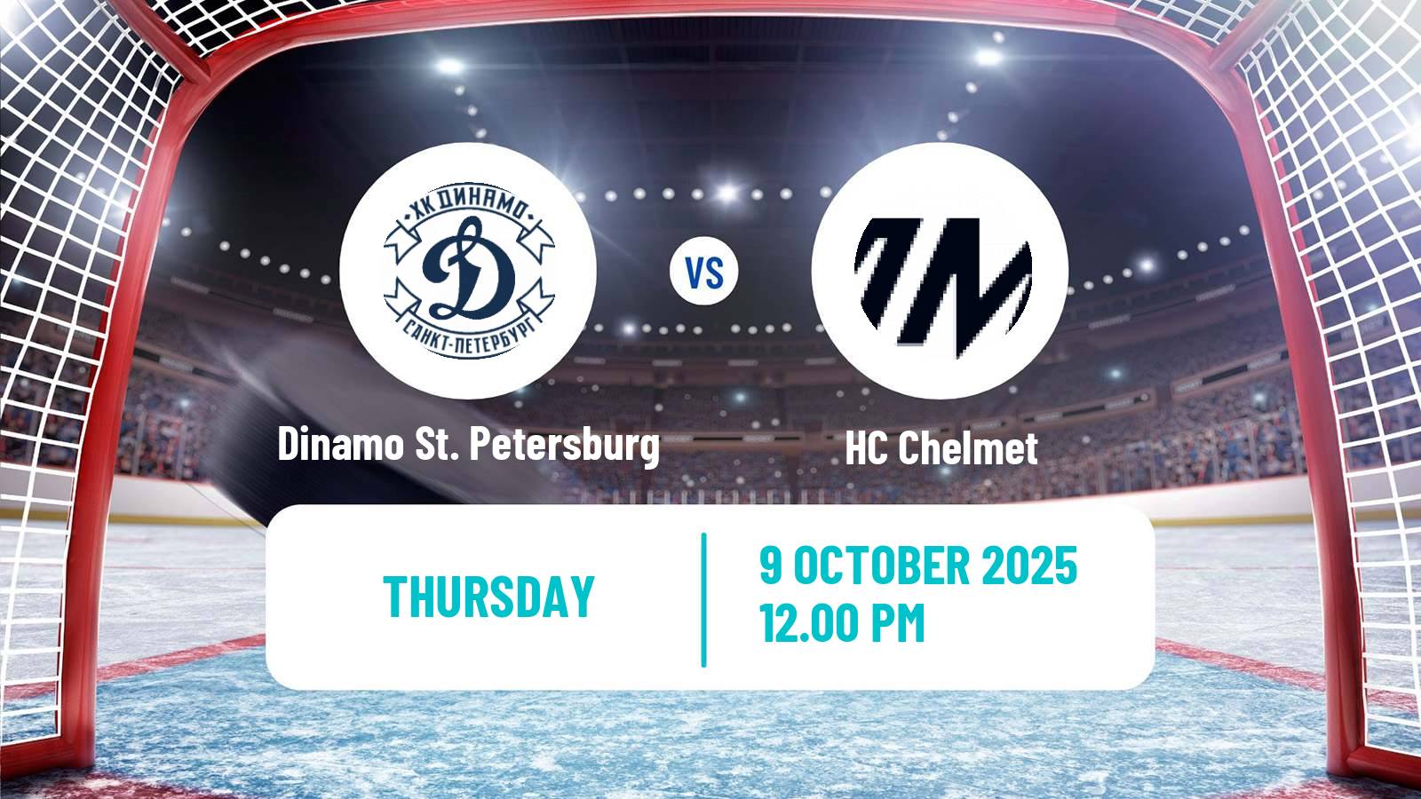 Hockey VHL Dinamo St. Petersburg - Chelmet