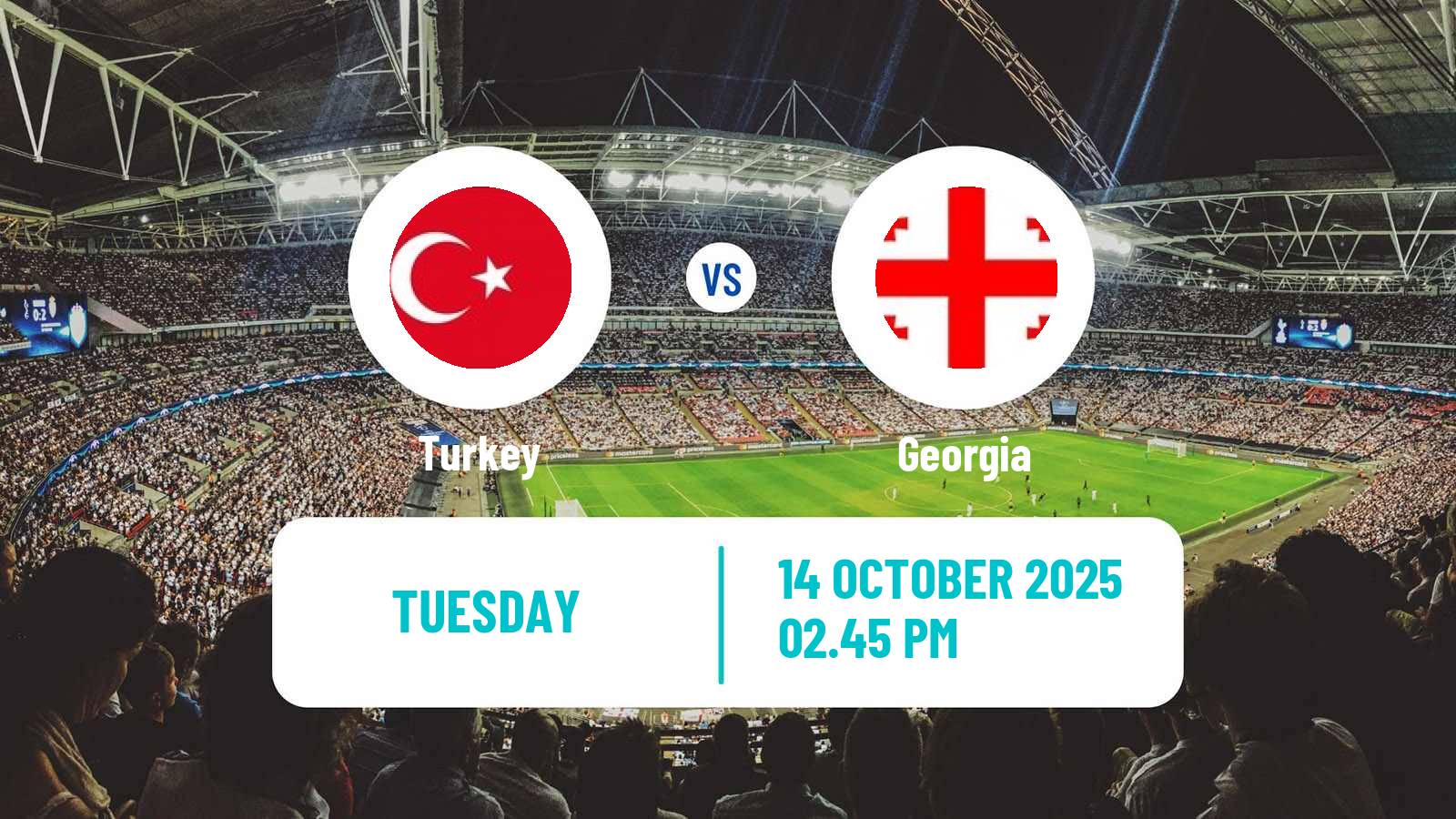 Football FIFA World Cup Turkey - Georgia Football FIFA World Cup Turkey - Georgia