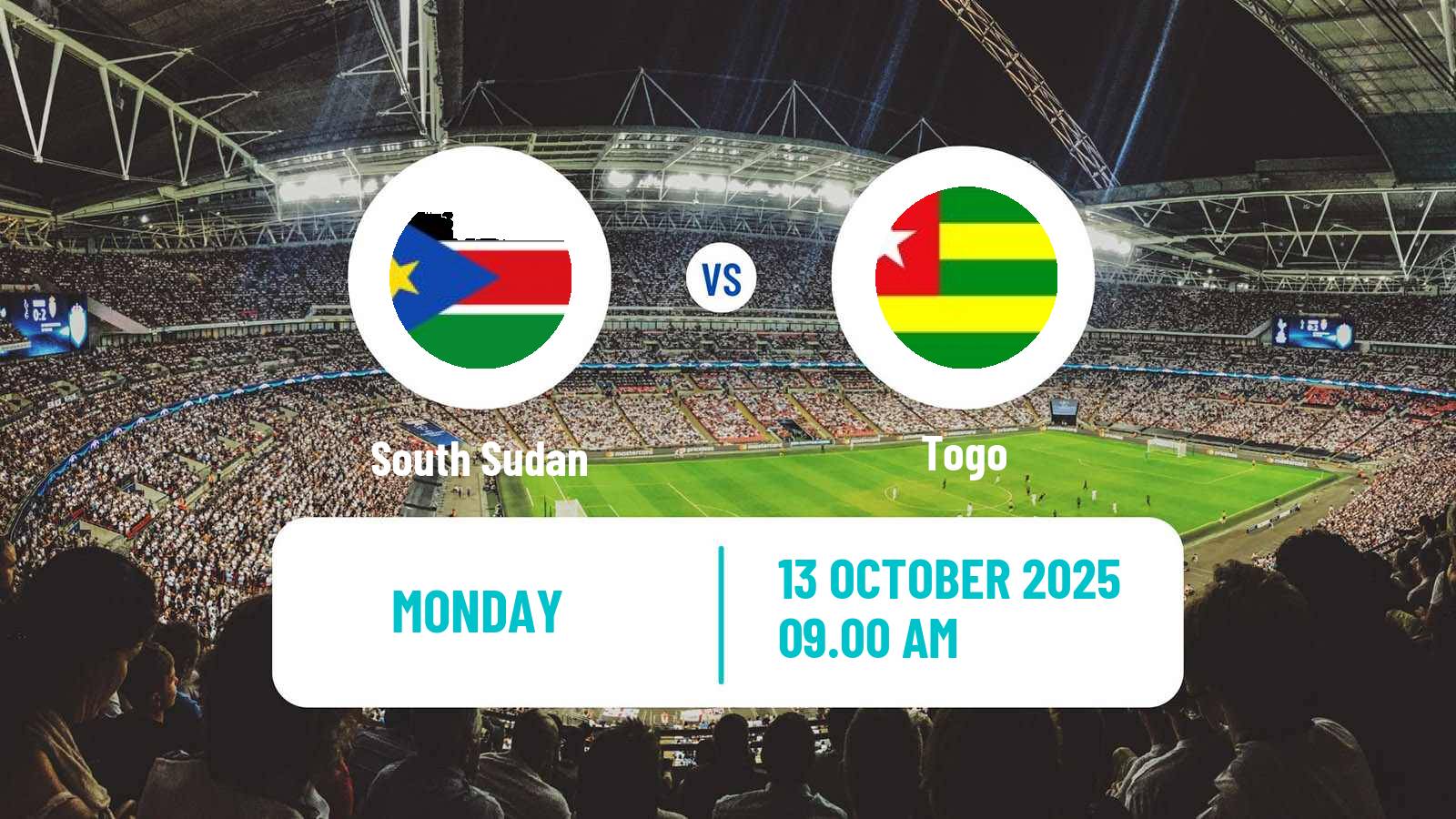 Football FIFA World Cup South Sudan - Togo