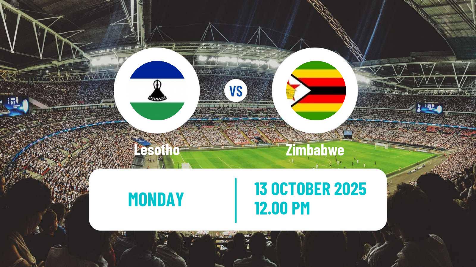 Football FIFA World Cup Lesotho - Zimbabwe