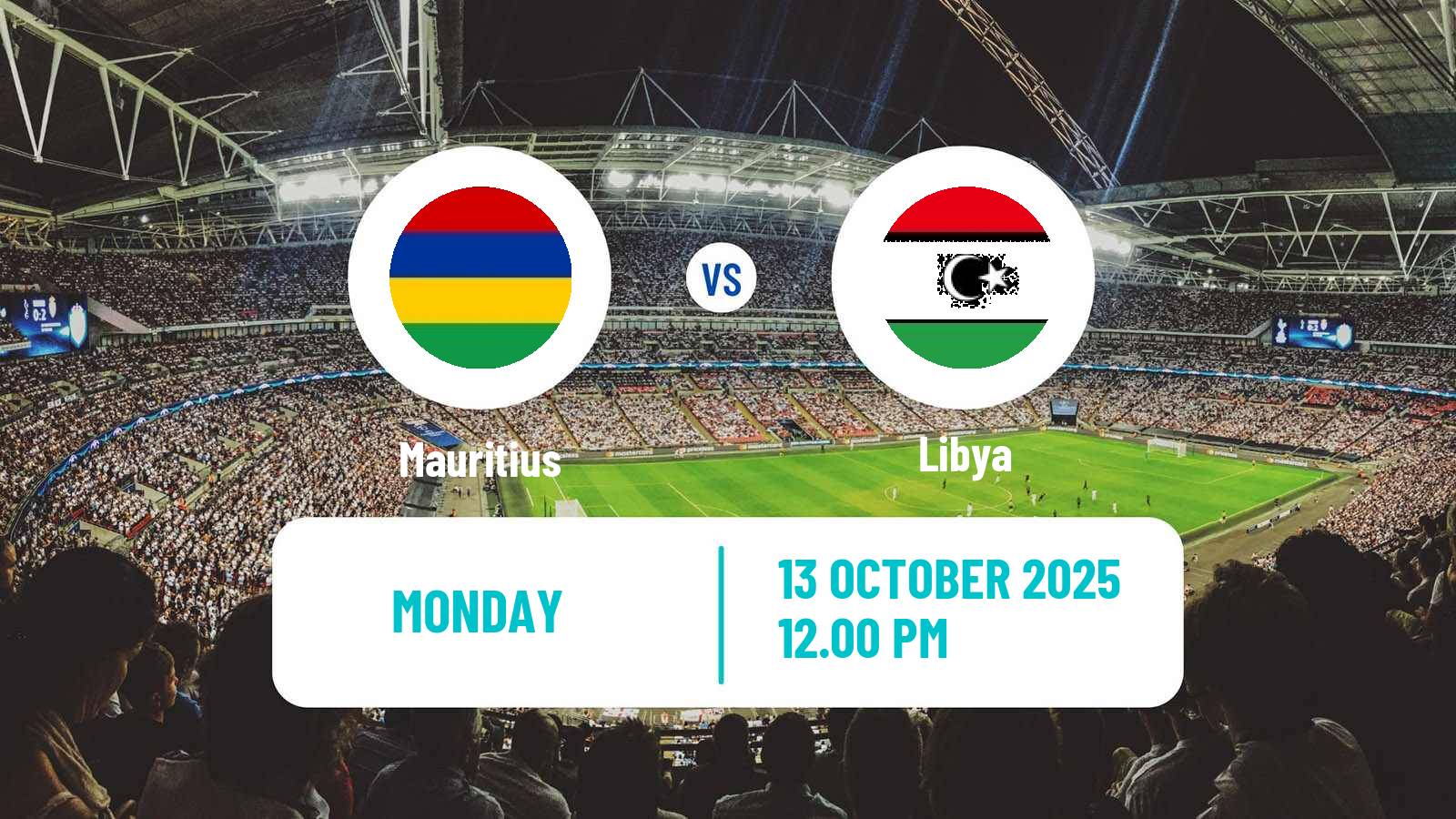 Football FIFA World Cup Mauritius - Libya