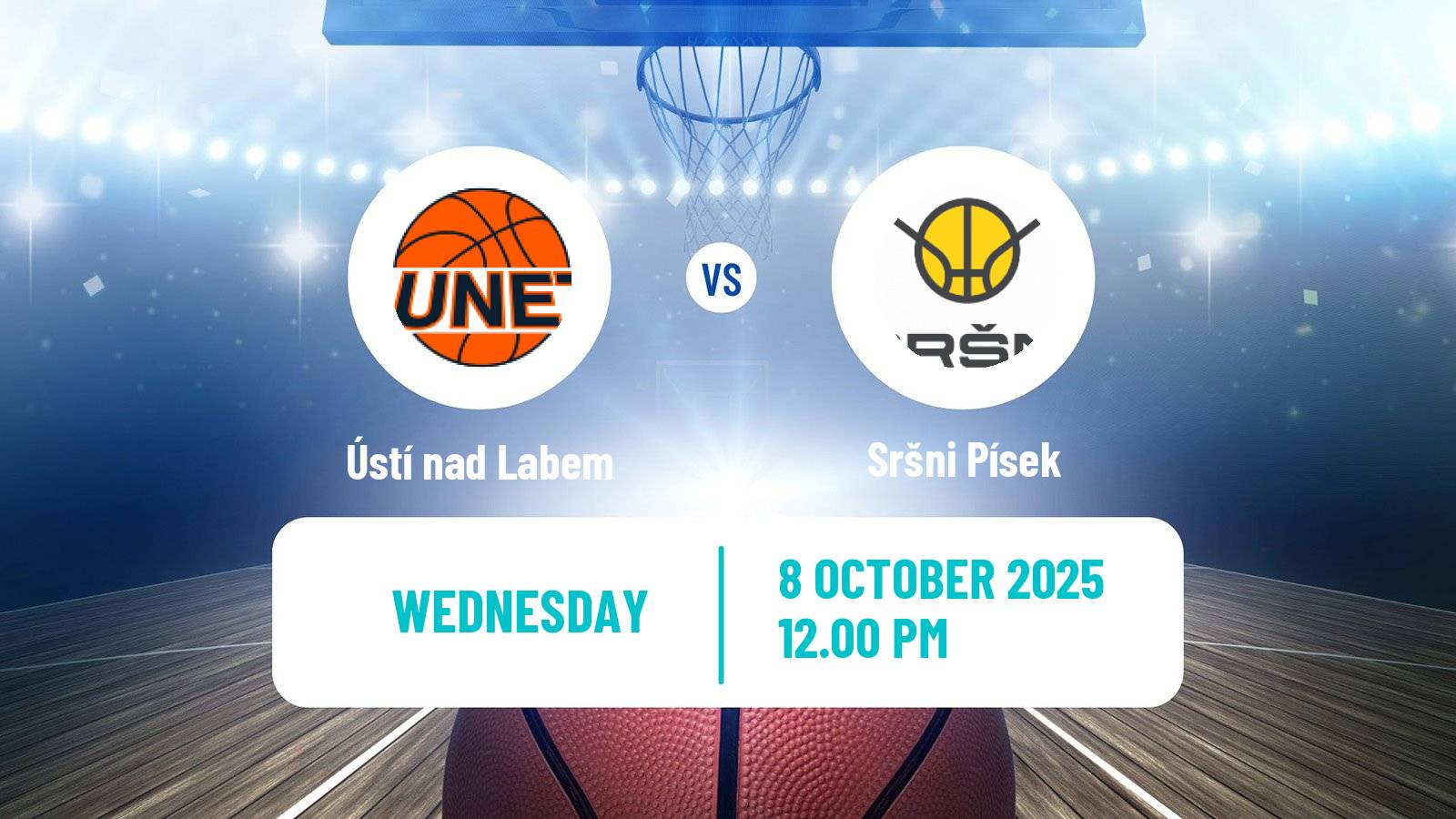 Basketball Czech NBL Ústí nad Labem - Sršni Písek