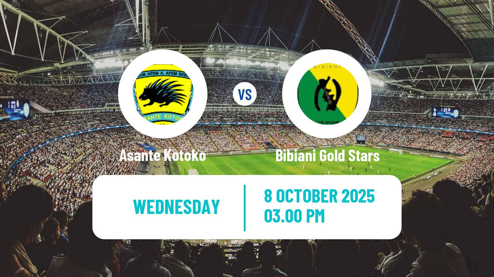 Football Ghanaian Premier League Asante Kotoko - Bibiani Gold Stars
