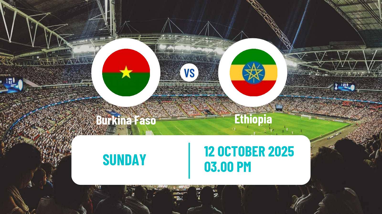 Football FIFA World Cup Burkina Faso - Ethiopia