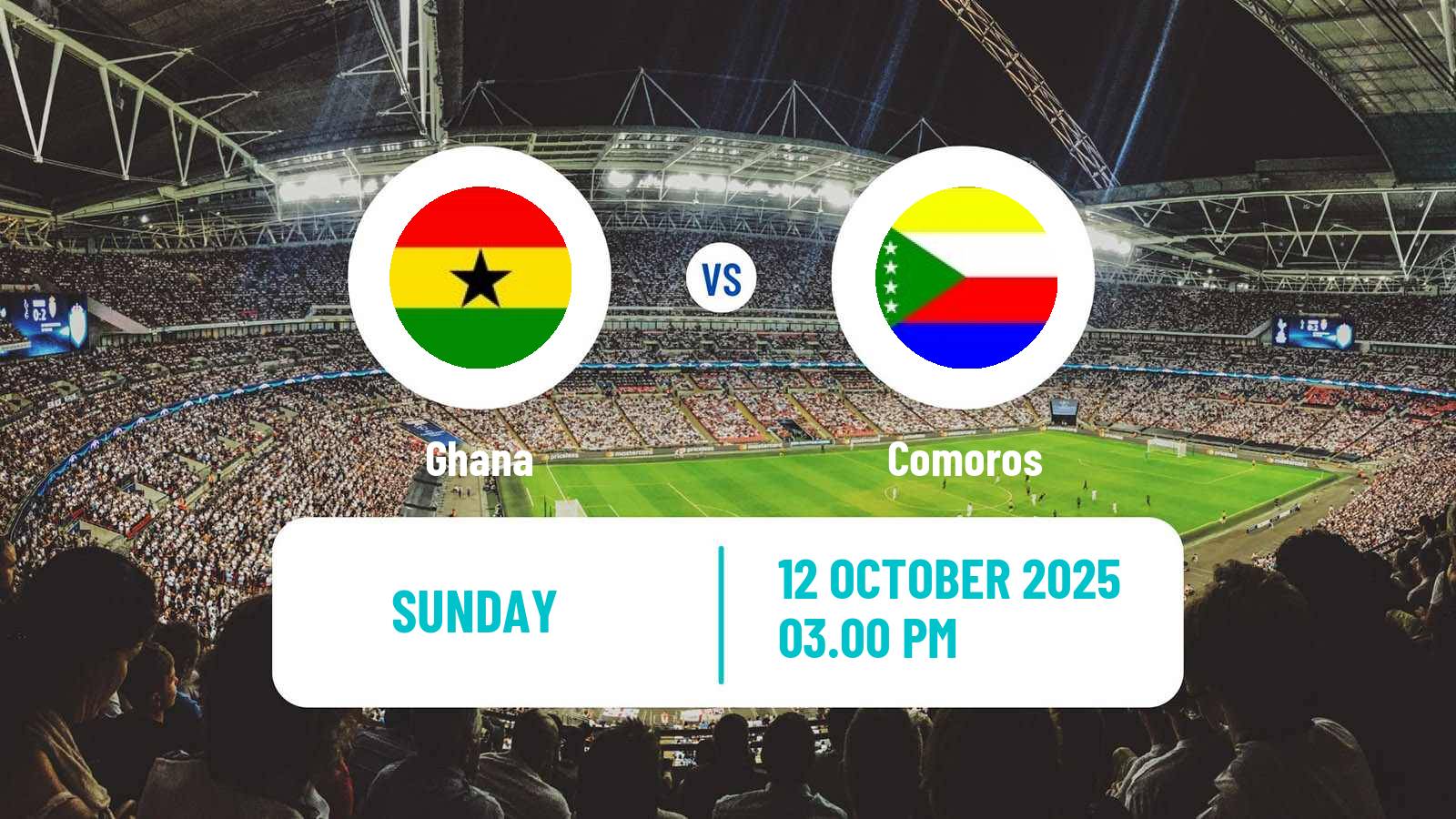 Football FIFA World Cup Ghana - Comoros