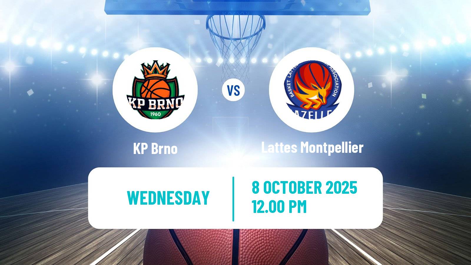 Basketball Eurocup Women KP Brno - Lattes Montpellier